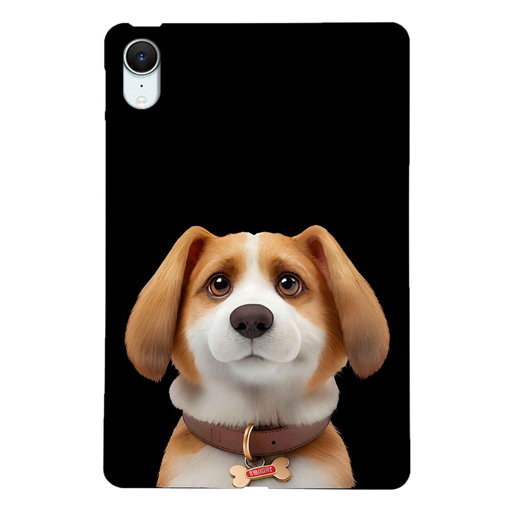 iPad Mini (2026) EIDERWOOD Fleksibelt Plast Deksel - Hund (Beagle-Harrier)
