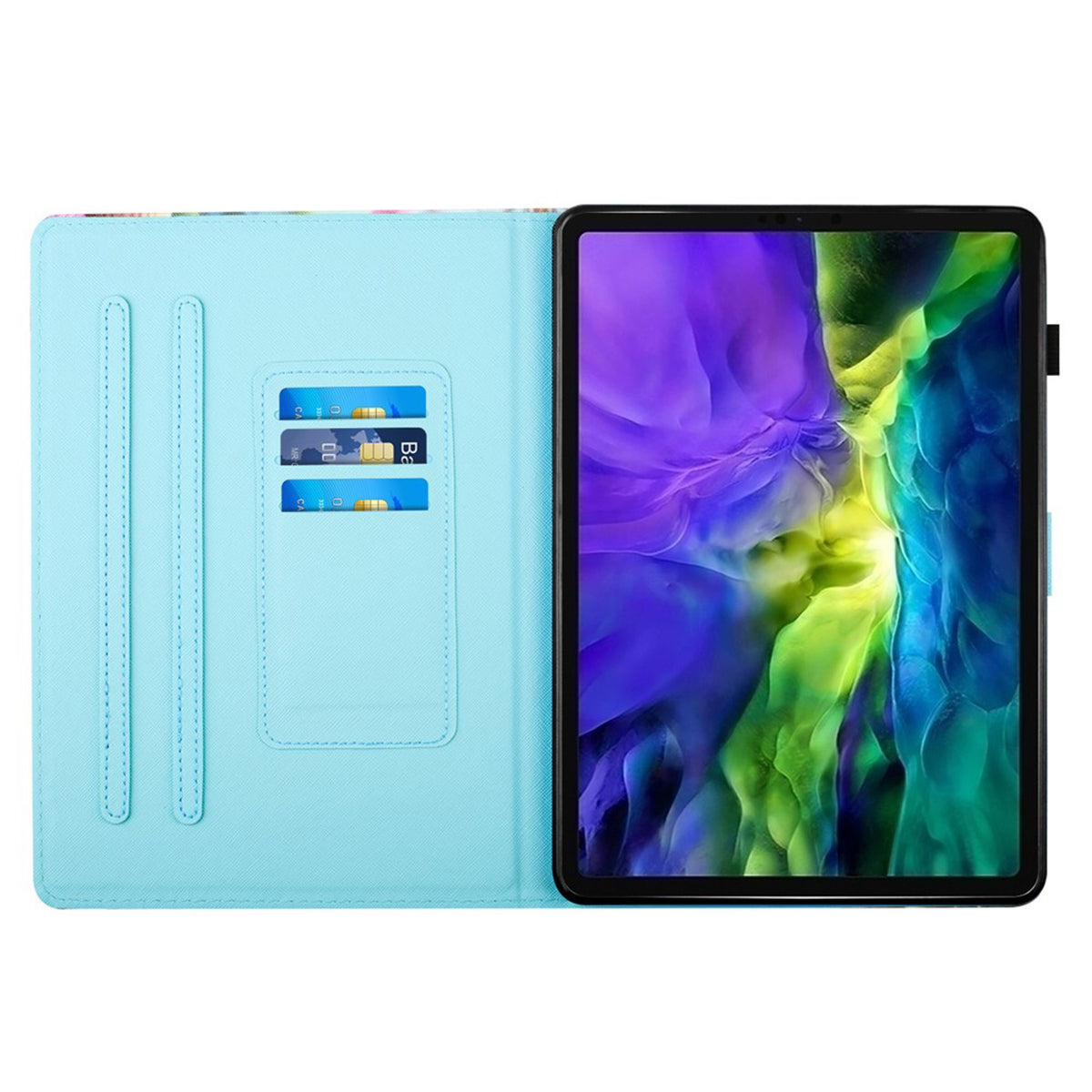 iPad Mini (2026) 8. Gen. EIDERWOOD Kunstskinn Flip Deksel m. Kortholder - Vaskebjørn