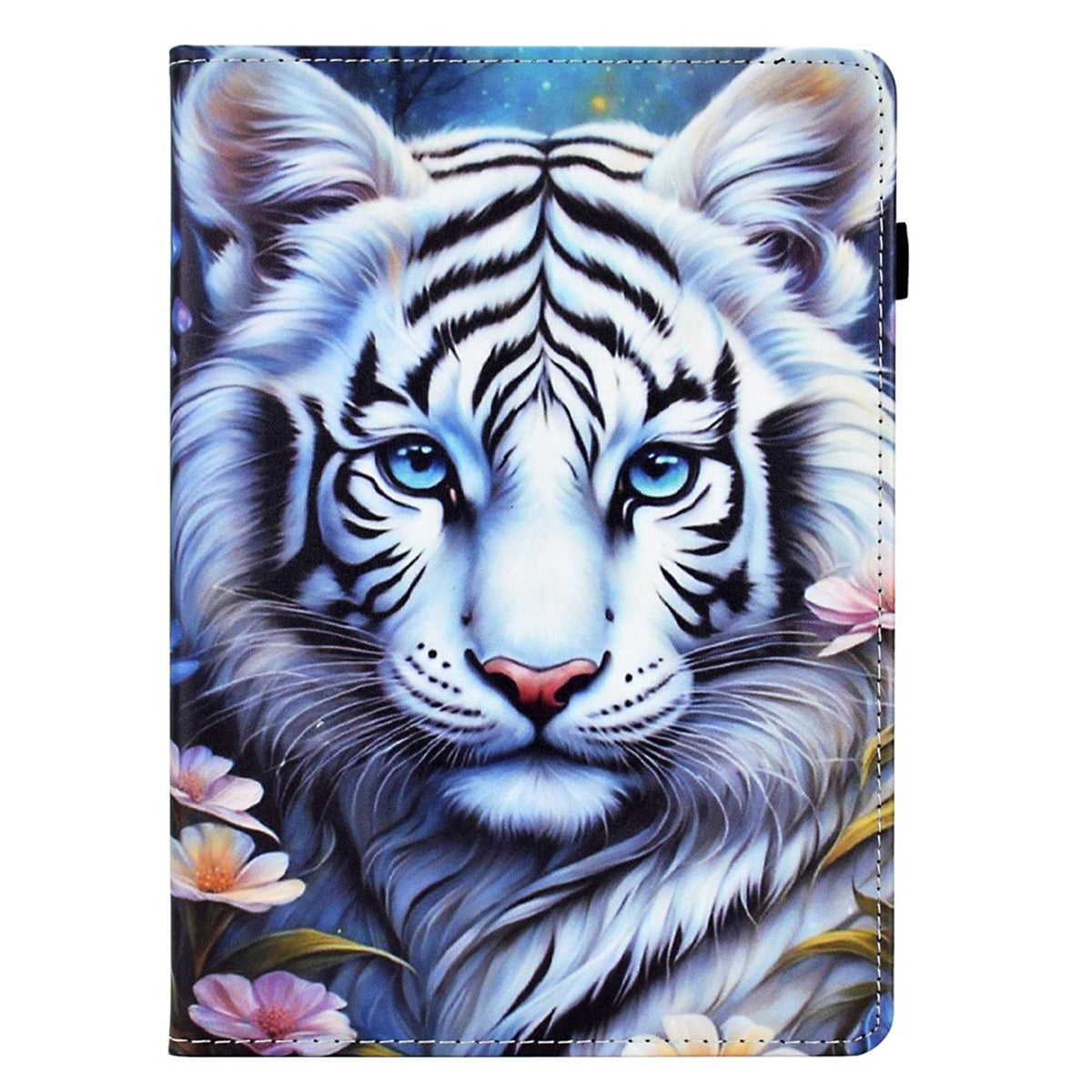 iPad Mini (2026) 8. Gen. EIDERWOOD Kunstskinn Flip Deksel m. Kortholder - Tiger