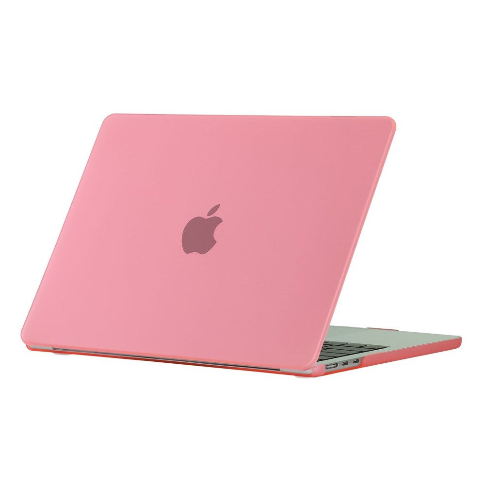 MacBook Air 13" M2/M3/M4 (2022-2025) Matt Plast Deksel – Pink