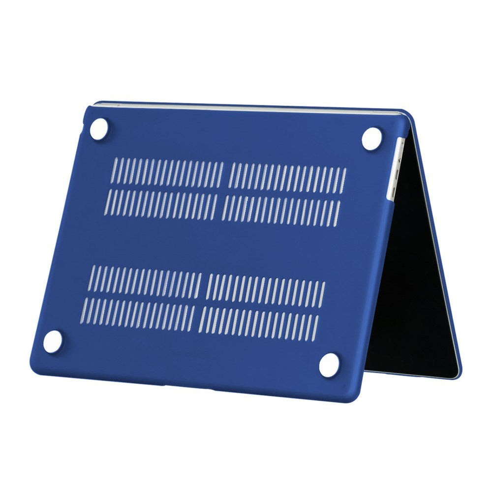 MacBook Air 13" M2/M3/M4 (2022-2025) Matt Plast Deksel – Mørk Blå