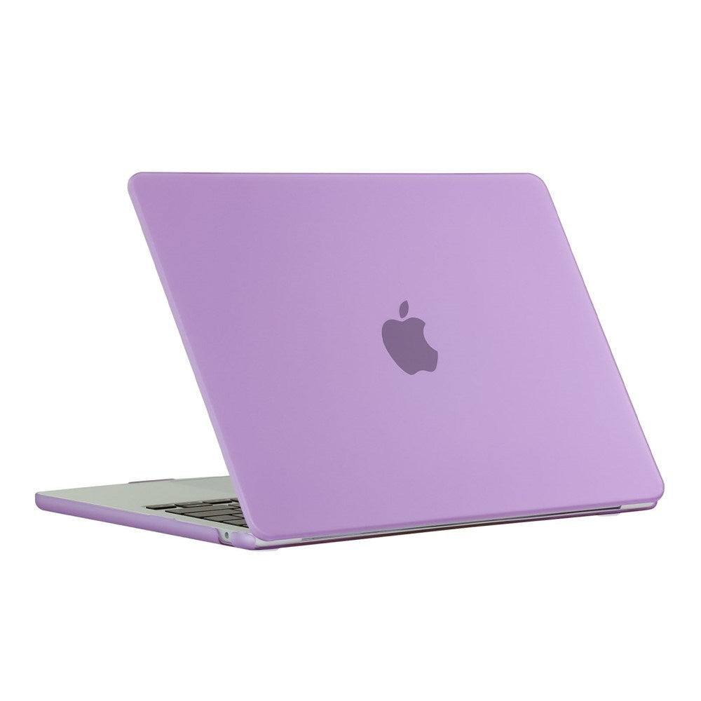 MacBook Air 13" M2/M3/M4 (2022-2025) Matt Plast Deksel – Lilla