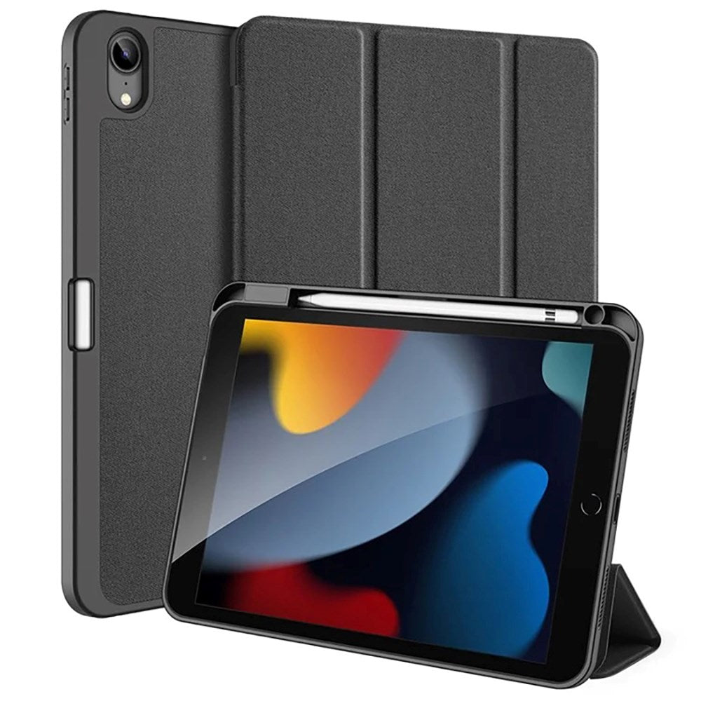 iPad 11" (2025) / iPad 10.9" (2024/2022) Deksel - DUX DUCIS Domo Series Tri-fold Skinndeksel - Svart
