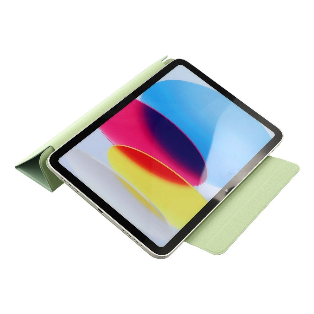 EIDERWOOD iPad 11" (2025) / iPad 10.9" (2024/2022) Magnetisk Tri-Fold Flip Deksel - Lysegrønn