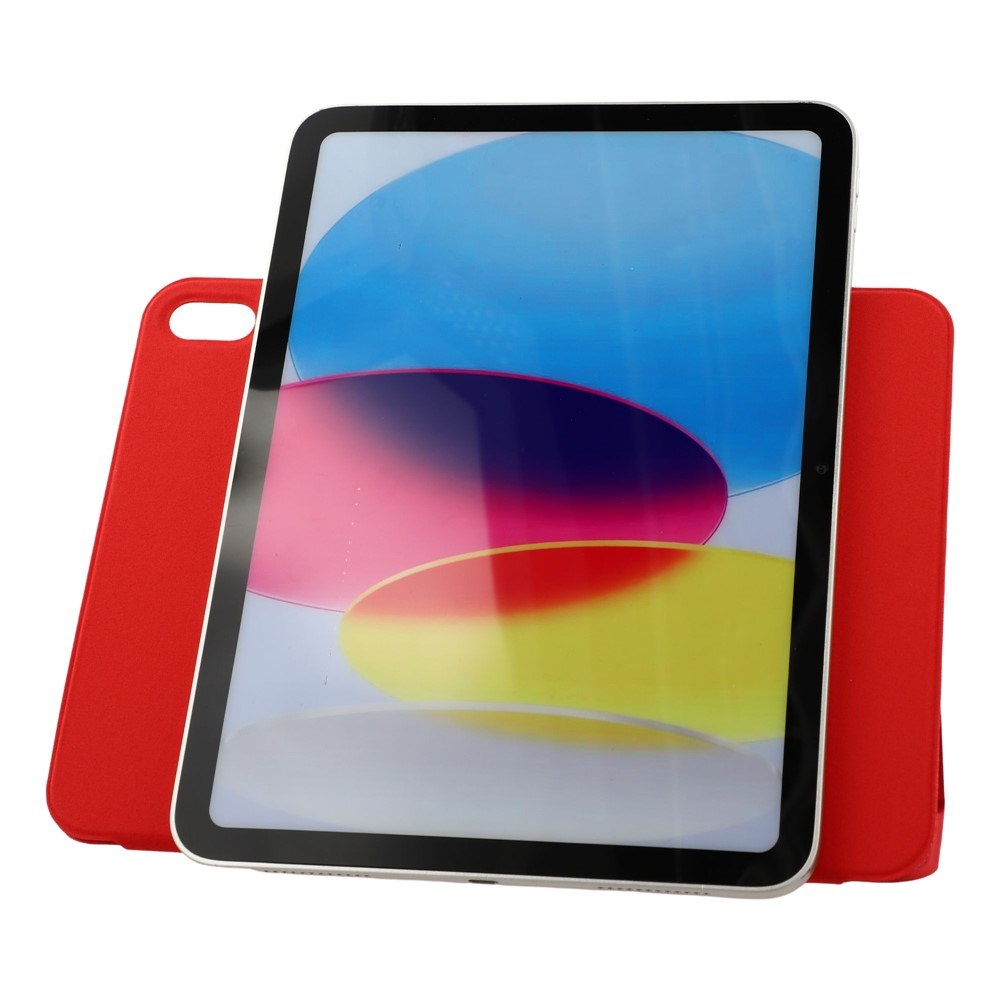 EIDERWOOD iPad 11" (2025) / iPad 10.9" (2024/2022) Magnetisk Tri-Fold Flip Deksel - Rød
