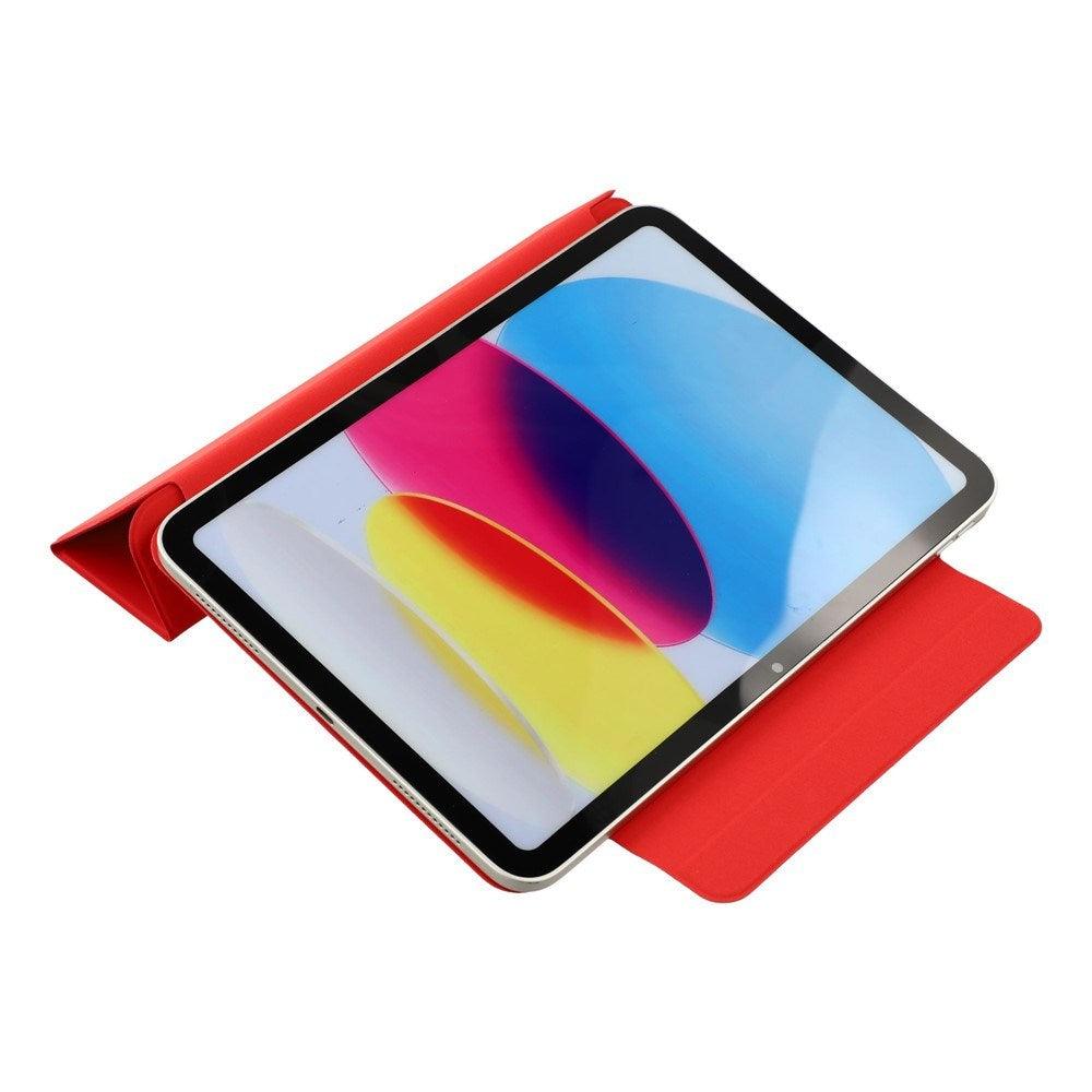 EIDERWOOD iPad 11" (2025) / iPad 10.9" (2024/2022) Magnetisk Tri-Fold Flip Deksel - Rød