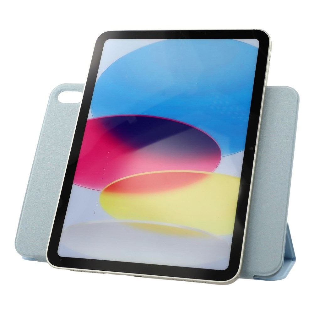 EIDERWOOD iPad 11" (2025) / iPad 10.9" (2024/2022) Magnetisk Tri-Fold Flip Deksel - Lyse Blå