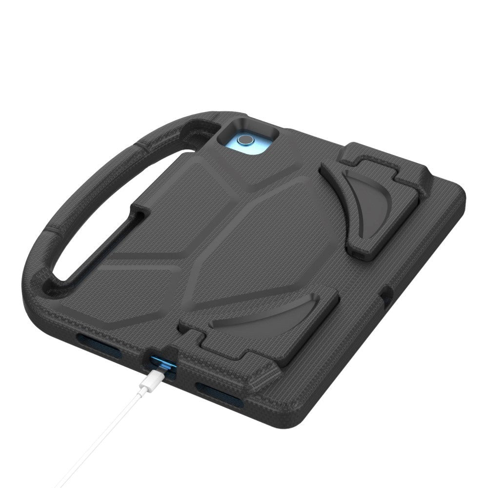 iPad 11" (2025) / iPad 10.9" (2024/2022) EVA Skum Barne Bakdeksel med Stativ - Svart