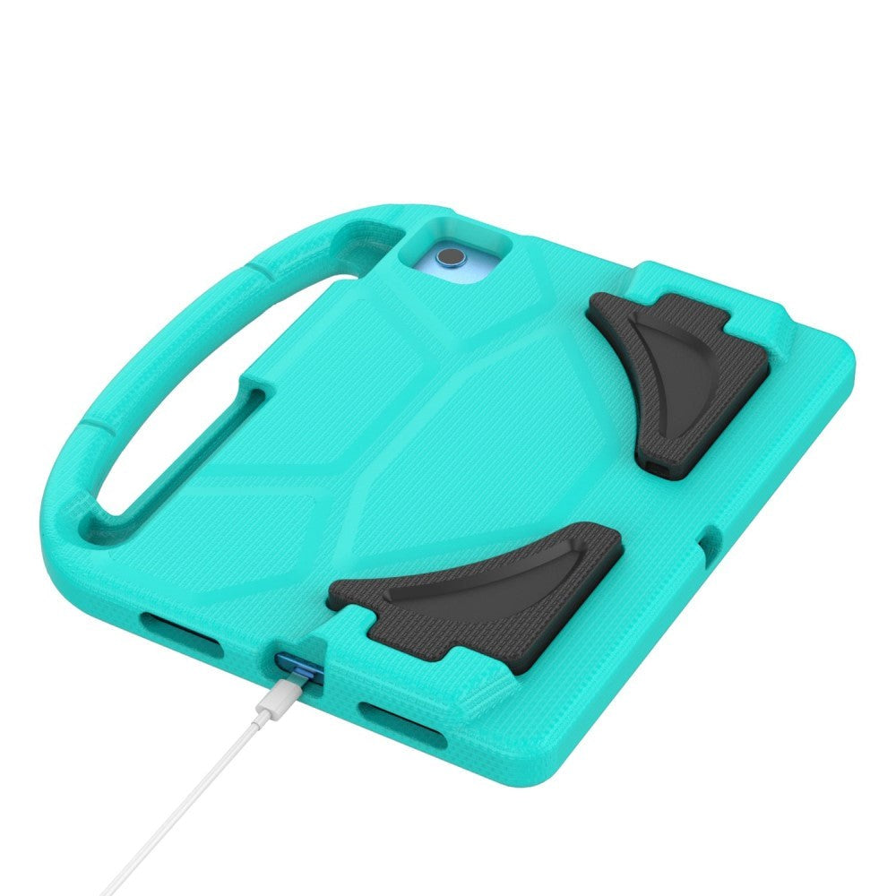 iPad 11" (2025) / iPad 10.9" (2024/2022) EVA Skum Barne Bakdeksel med Stativ - Mintgrønn