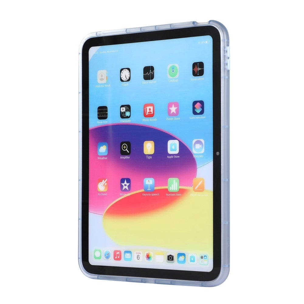 iPad 11" (2025) / iPad 10.9" (2024/2022) Fleksibelt Plast Deksel - Gjennomsiktig / Blå