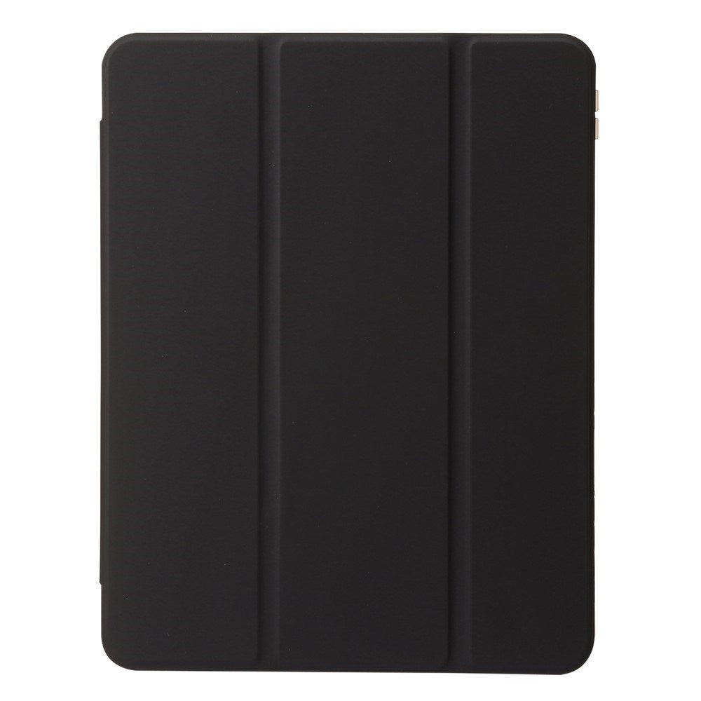 EIDERWOOD iPad 11" (2025) / iPad 10.9" (2024/2022) Tri-Fold Kunst Skinn Deksel med Apple Pencil Holder - Svart