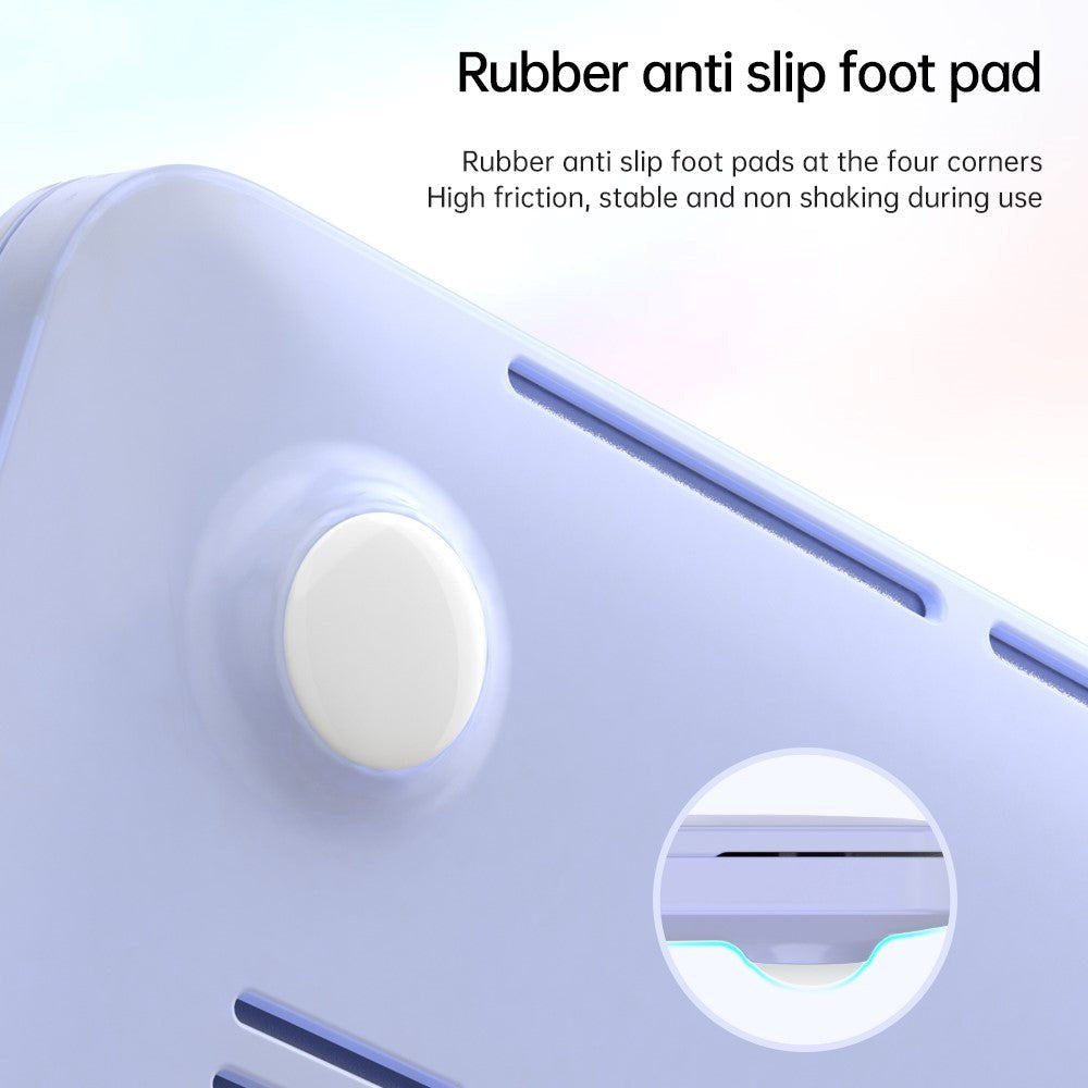 Macbook Pro 14 M5/M4/M3/M2/M1 (2025-2021) Plastdeksel med Stativfunksjon - Frostet Grønn