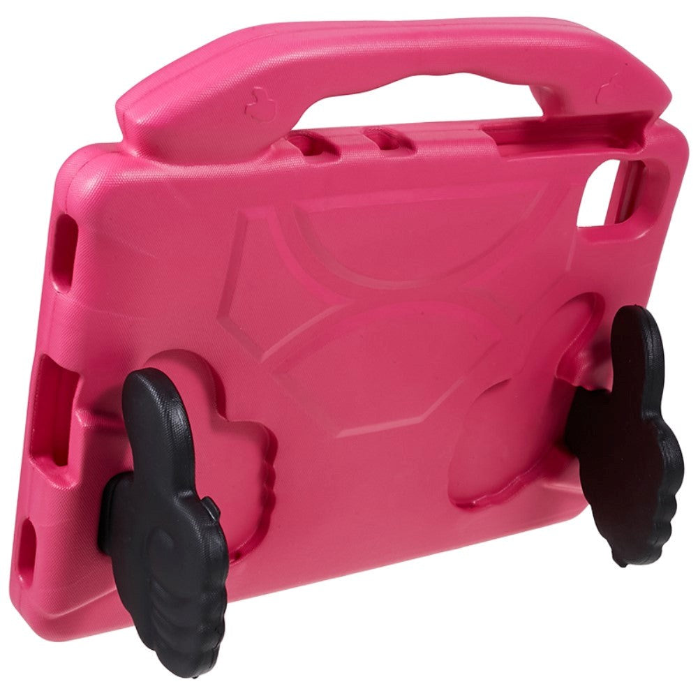 Samsung Galaxy Tab S9 / S8 / S7 / Xiaomi Pad 5 Barnedeksel - Thumb Kickstand Bakdeksel - Rosa