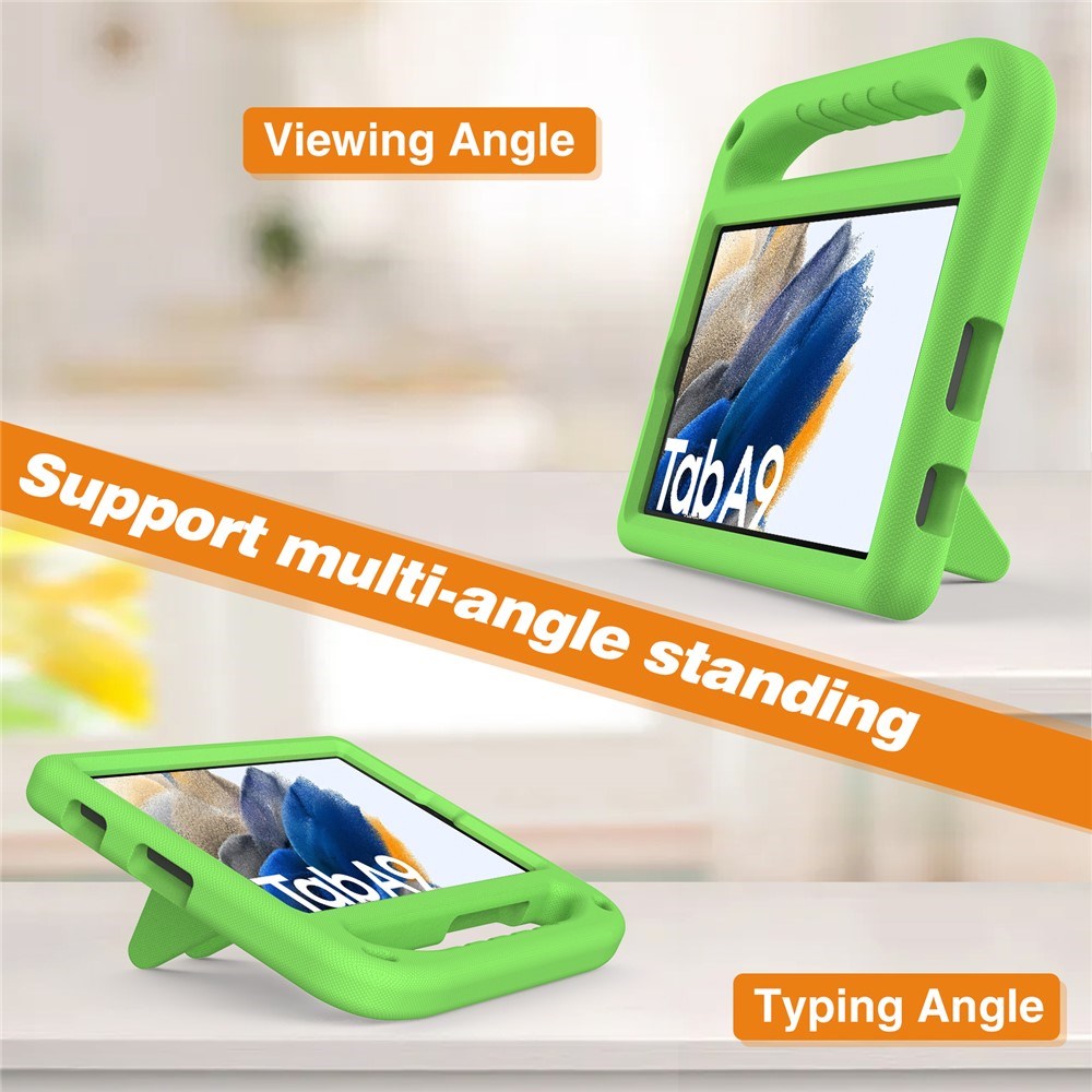 EIDERWOOD Samsung Galaxy Tab A11 / A9 Barnedeksel m. Kickstand - Grønn