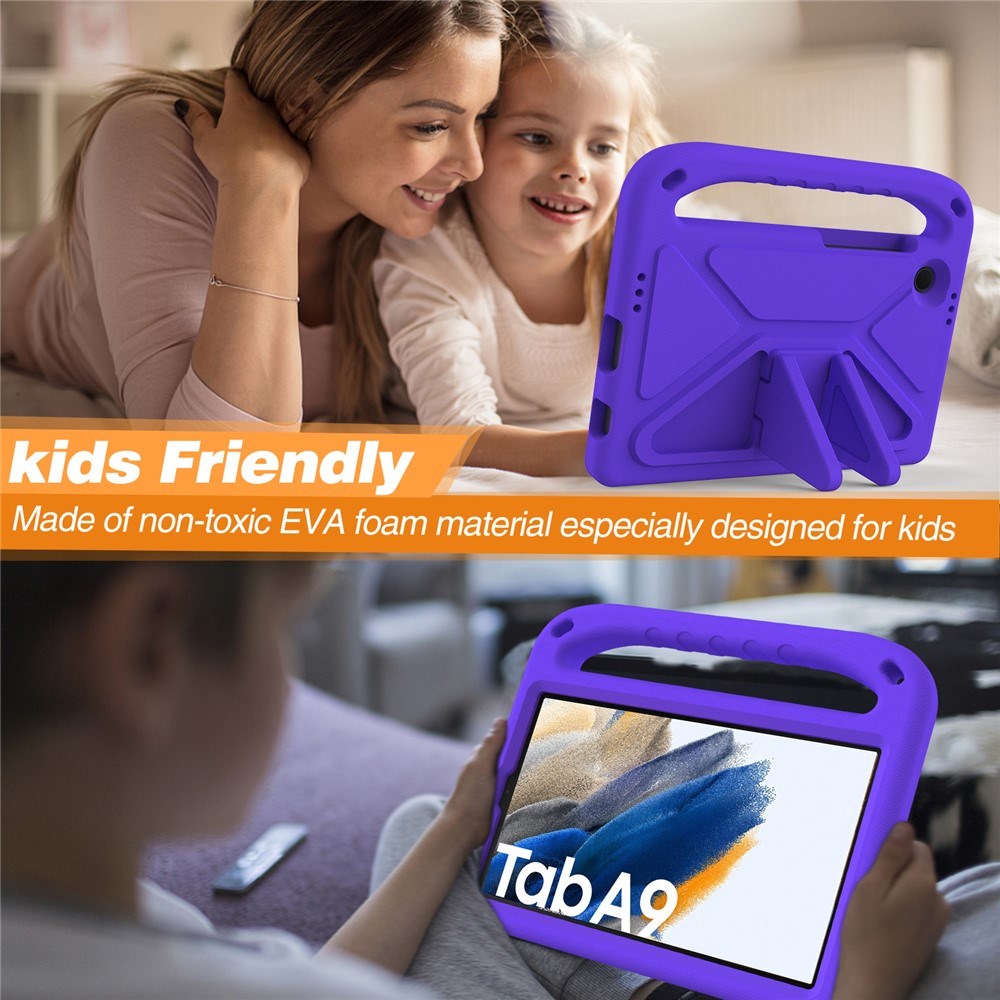 EIDERWOOD Samsung Galaxy Tab A11 / A9 Barnedeksel m. Kickstand - Lilla