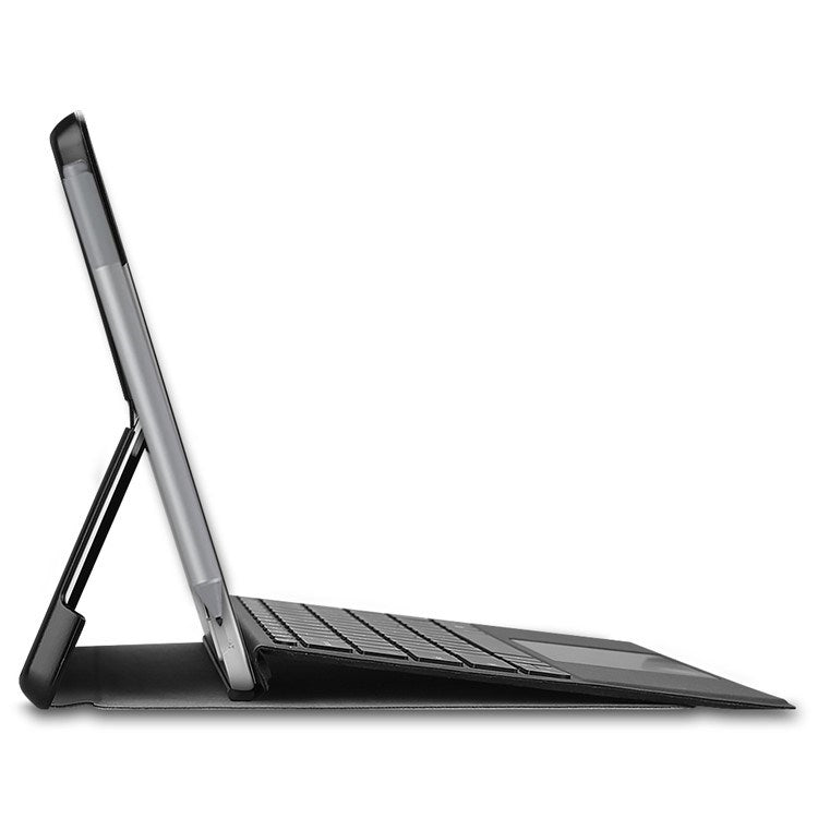 EIDERWOOD Microsoft Surface Go 4 Kunstskinn Flip Deksel - Svart