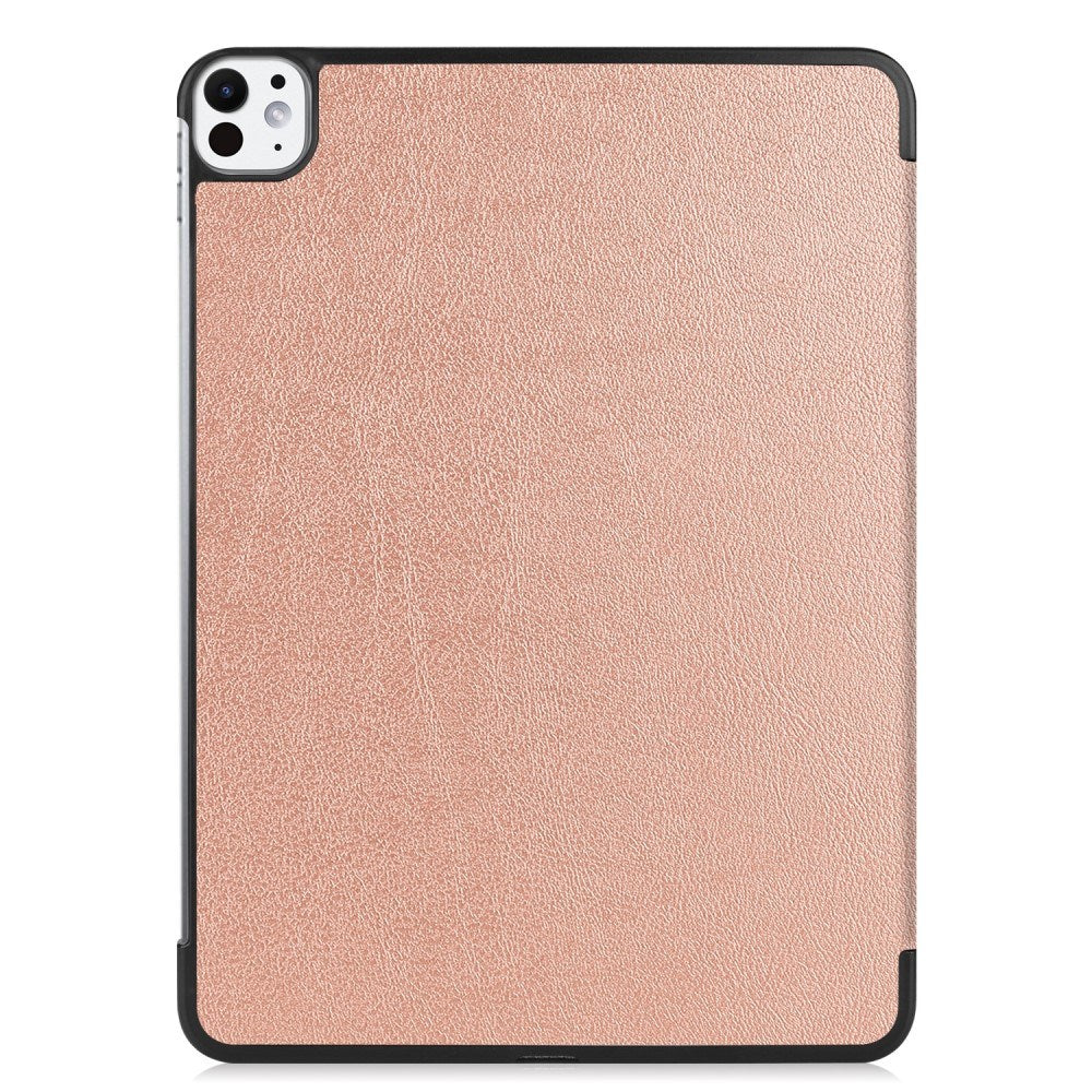 EIDERWOOD iPad Pro 11" (2025 / 2024) Tri-Fold Skinn Flip Deksel - Rose Gold