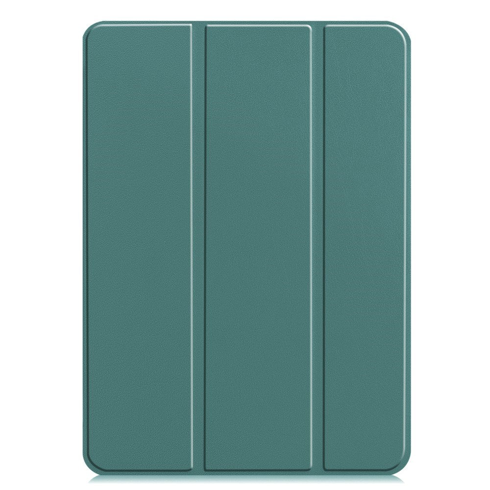EIDERWOOD iPad Pro 11" (2025 / 2024) Tri-Fold Skinn Flip Deksel - Grønn