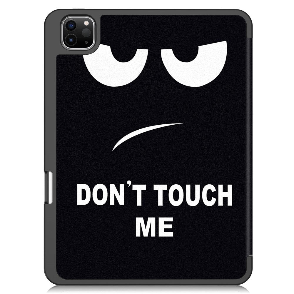 EIDERWOOD iPad Pro 11" (2025 / 2024) Tri-Fold Kunstskinn Flip Deksel m. Våkne / Sove Funksjon - Don't Touch Me
