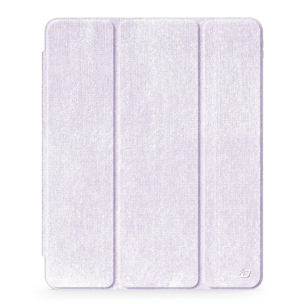 iPad Air 13" (2025 / 2024) DUX DUCIS Unid Series Tri-Fold Flip Deksel - Gjennomsiktig / Lilla