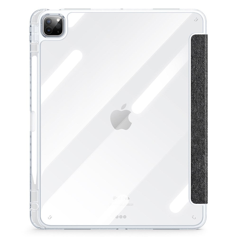 iPad Pro 13" (2025 / 2024) DUX DUCIS Unid Series Tri-Fold Flip Deksel - Gjennomsiktig / Svart