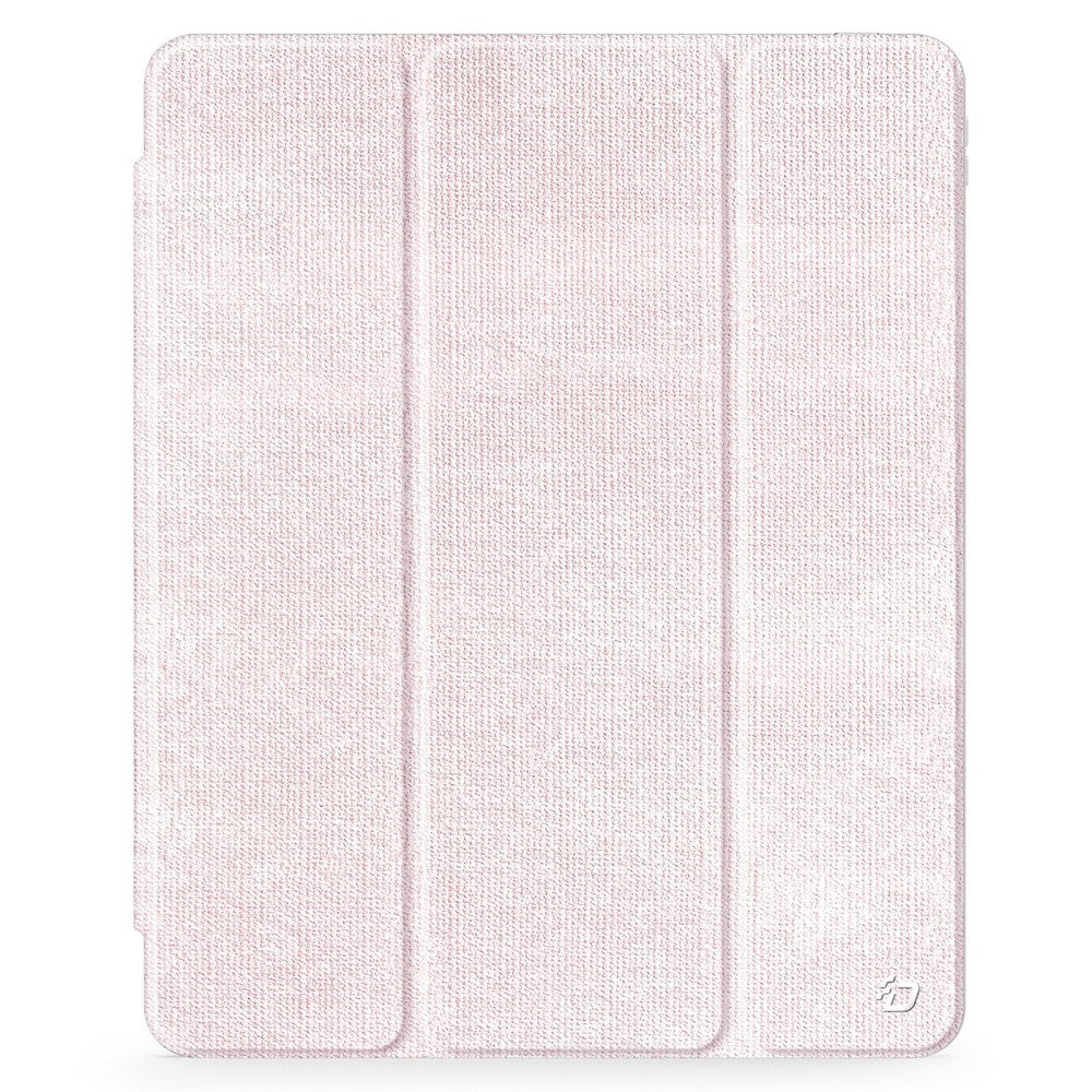 iPad Pro 13" (2025 / 2024) DUX DUCIS Unid Series Tri-Fold Flip Deksel - Gjennomsiktig / Pink