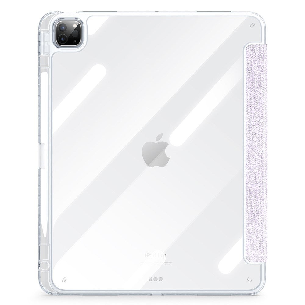 iPad Pro 13" (2025 / 2024) DUX DUCIS Unid Series Tri-Fold Flip Deksel - Gjennomsiktig / Lilla
