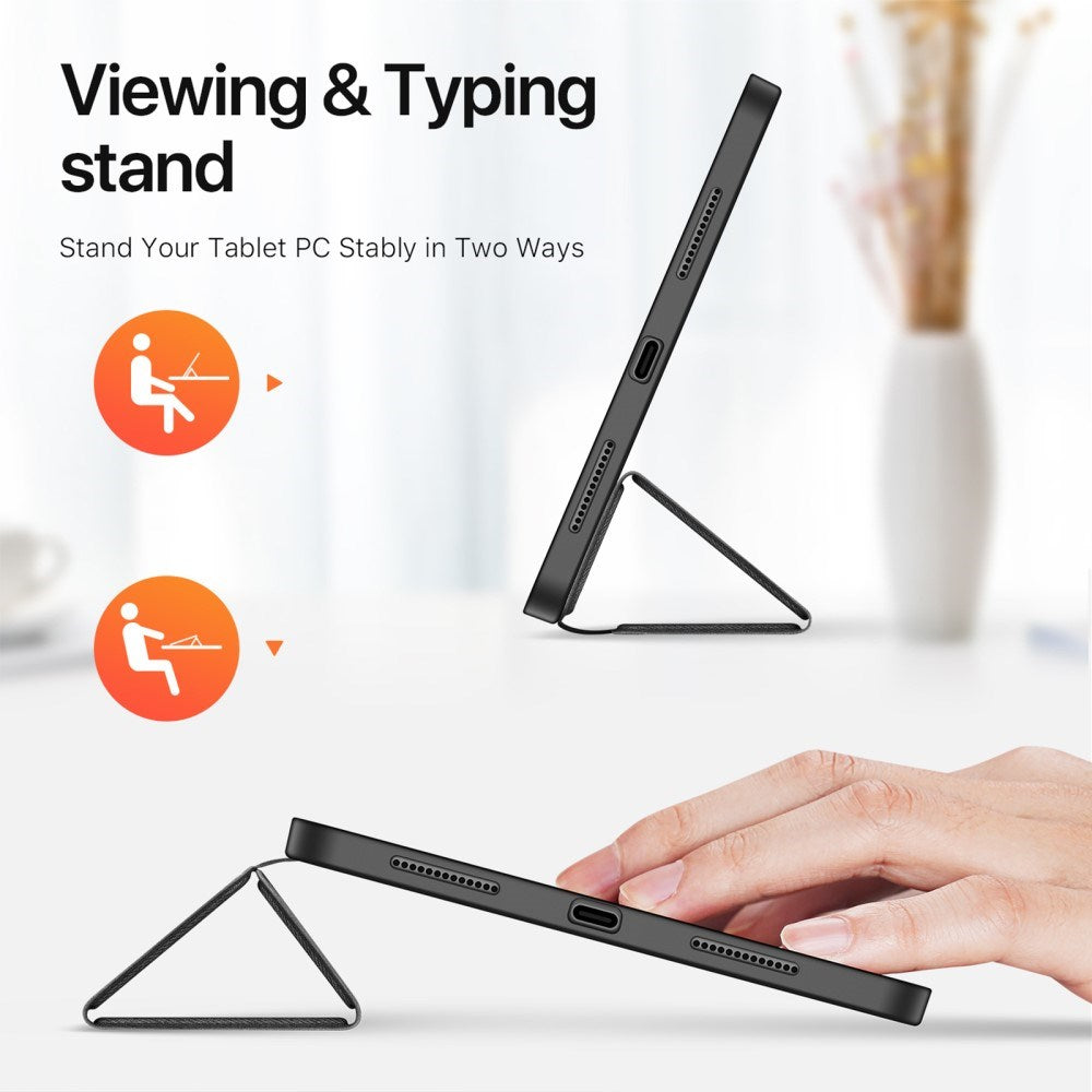 iPad Pro 11" (2025 / 2024) DUX DUCIS DOMO Series Flip Deksel med Penneholder - Svart