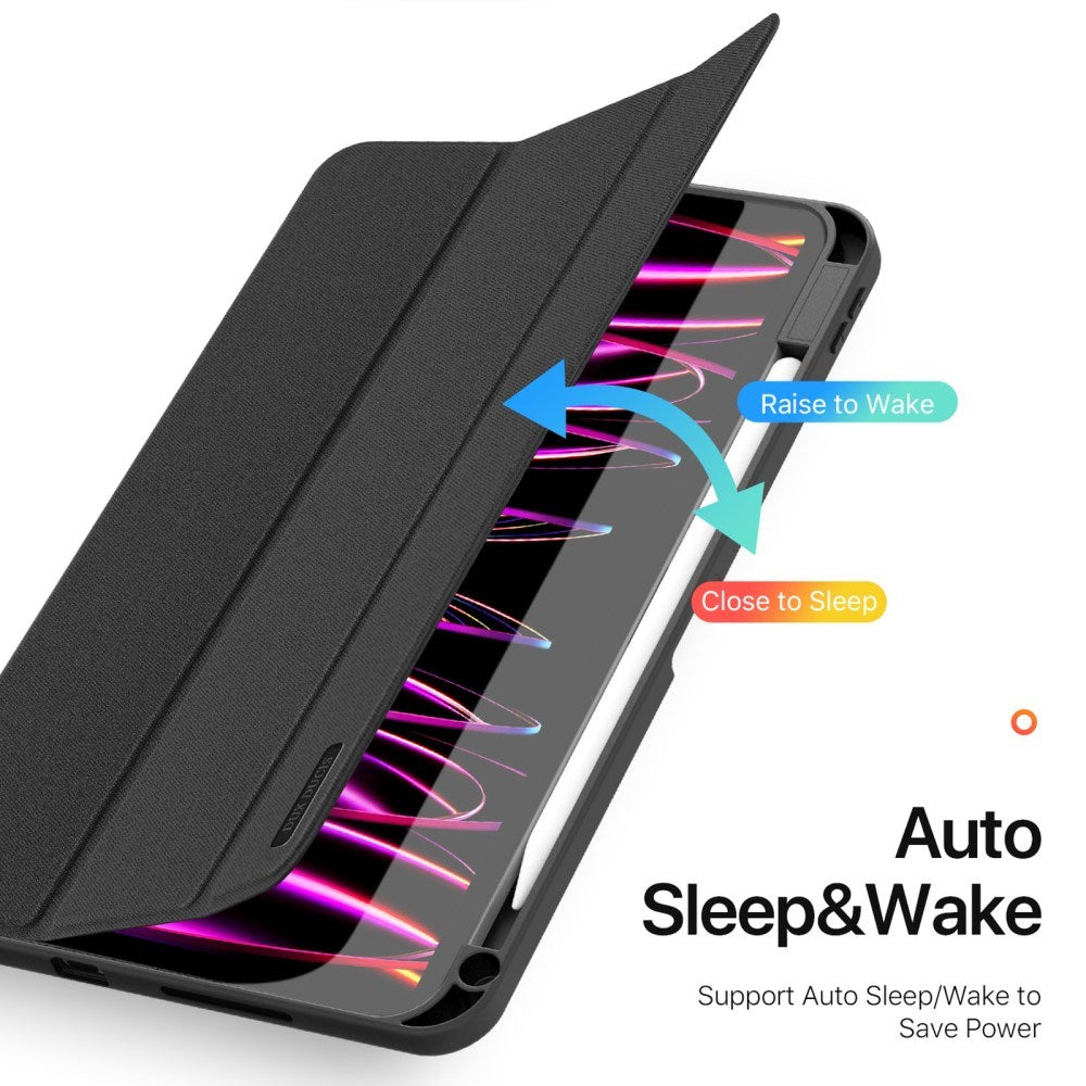 iPad Pro 11" (2025 / 2024) DUX DUCIS DOMO Series Flip Deksel med Penneholder - Svart