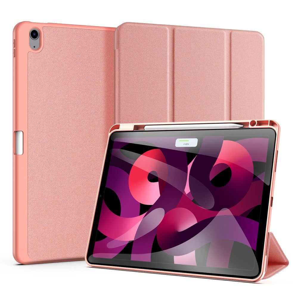 iPad Air 13" (2025 / 2024) DUX DUCIS DOMO Series Flip Deksel med Penneholder - Pink