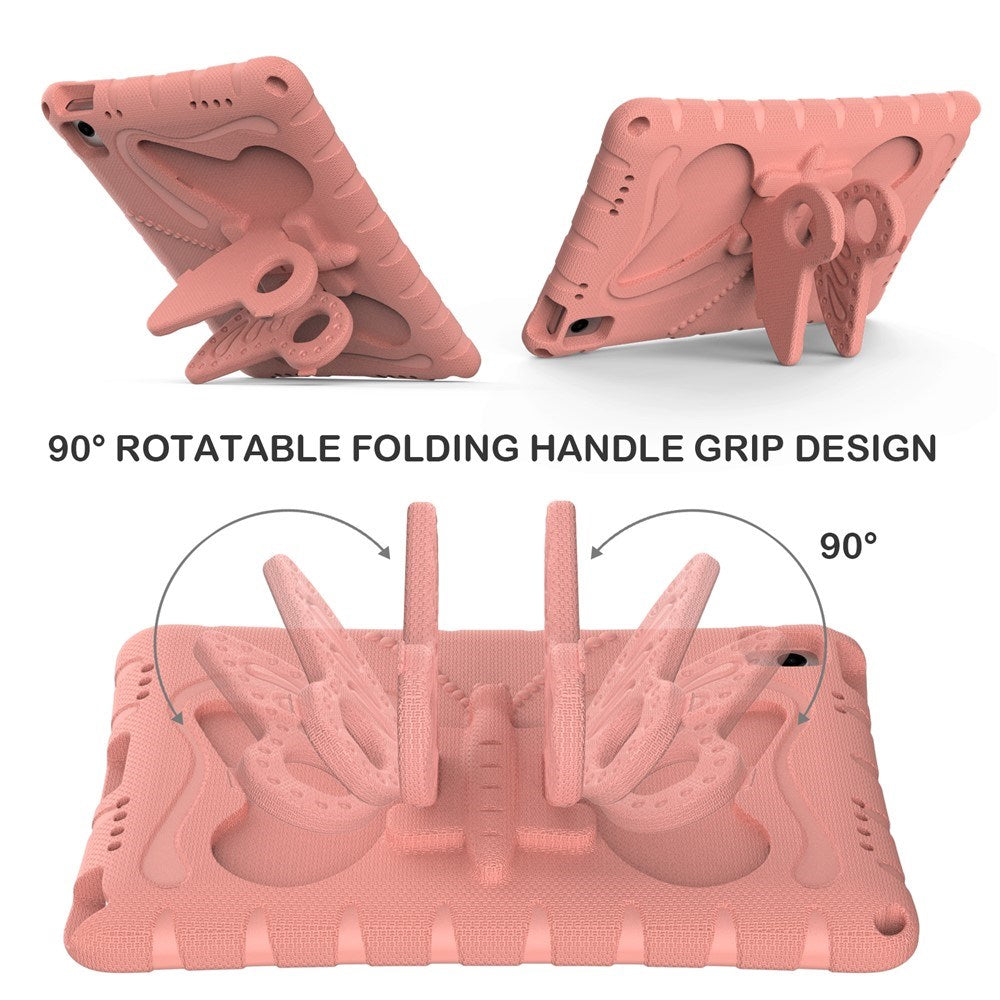 Samsung Galaxy Tab A11+ (Plus) / A9+ (Plus) EIDERWOOD Butterfly Kickstand Barnedeksel - Rosa