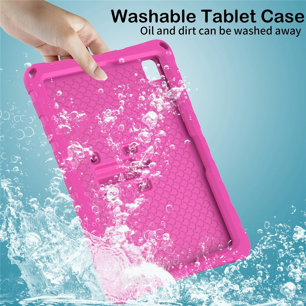 Samsung Galaxy Tab A11+ (Plus) / A9+ (Plus) EIDERWOOD Butterfly Kickstand Barnedeksel - Pink