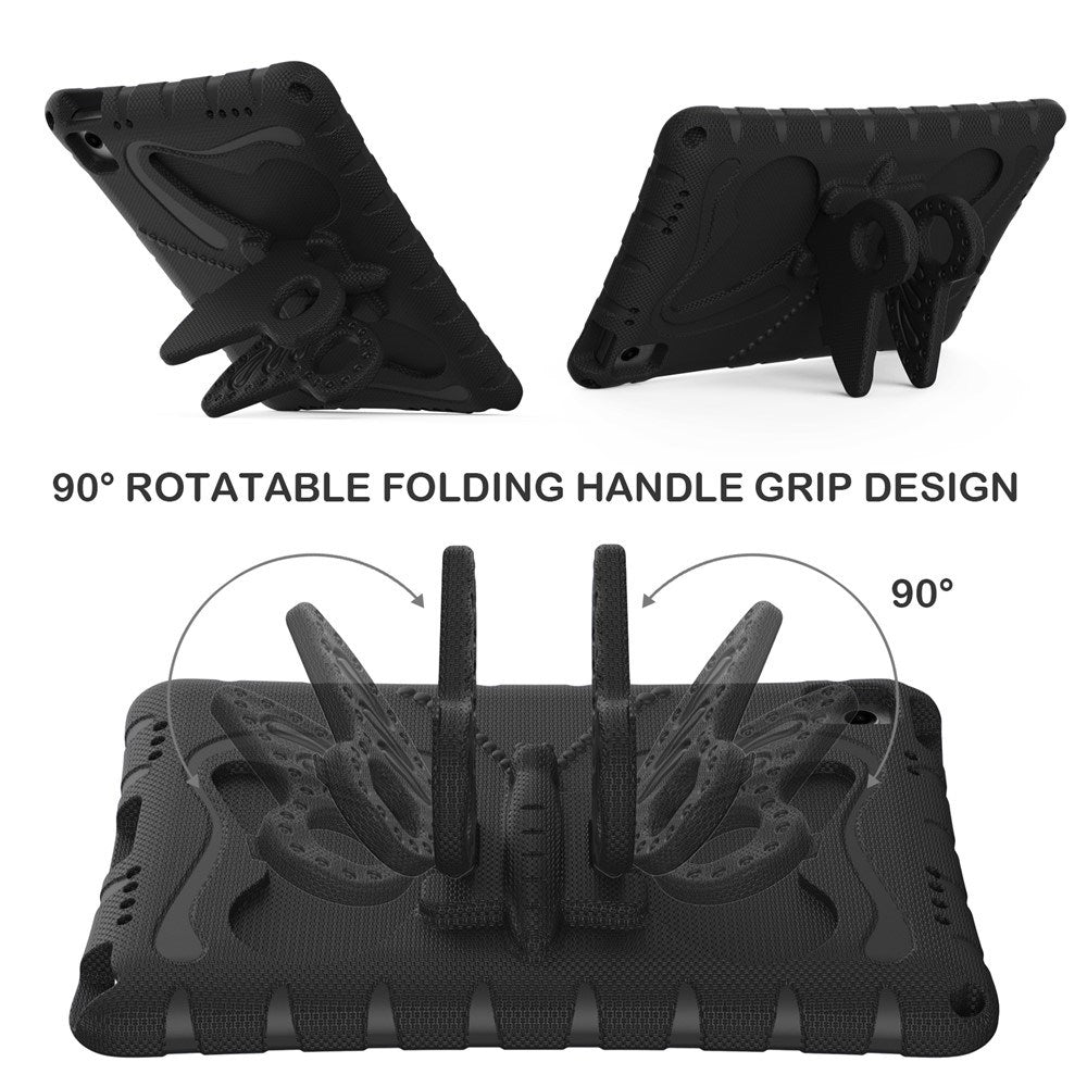 Samsung Galaxy Tab A11+ (Plus) / A9+ (Plus) EIDERWOOD Butterfly Kickstand Barnedeksel - Svart
