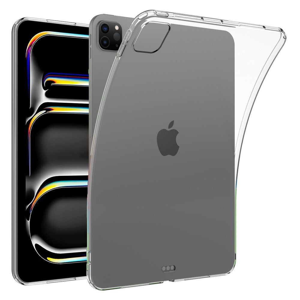 EIDERWOOD iPad Pro 13" (2025 / 2024) Fleksibelt TPU Plastdeksel - Gjennomsiktig