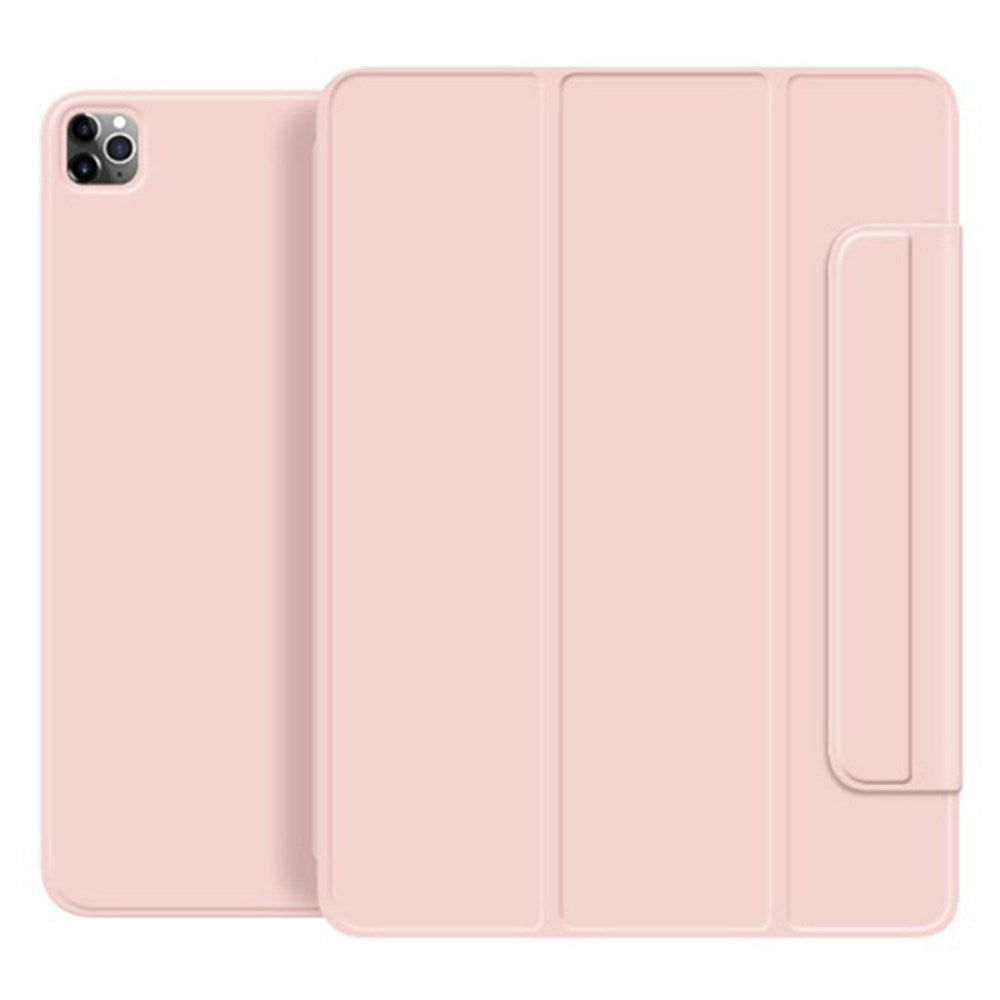 EIDERWOOD iPad Pro 13" (2025 / 2024) Magnetisk Tri-Fold Flip Deksel - Rosa