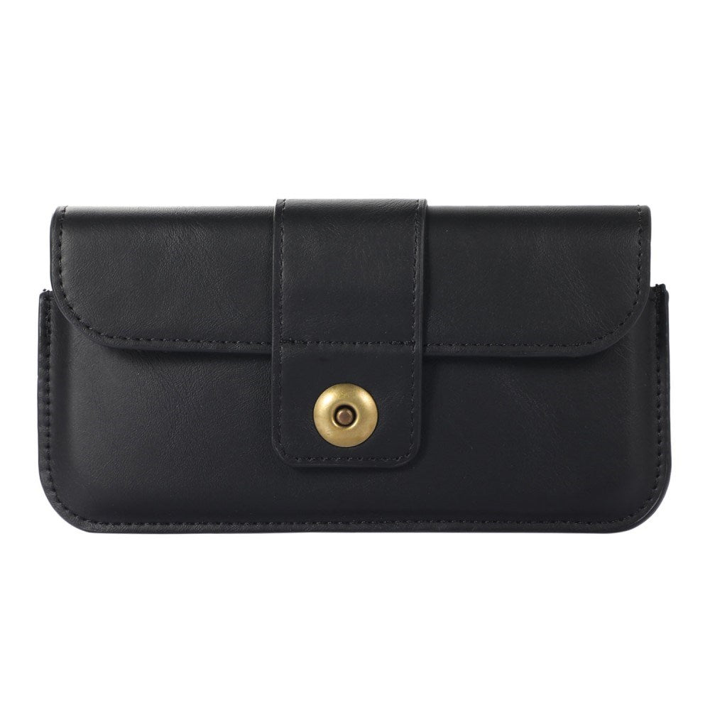 Universell Belteveske i Kunstskinn for Mobil (maks. mobil: 150 x 75 mm) - Svart