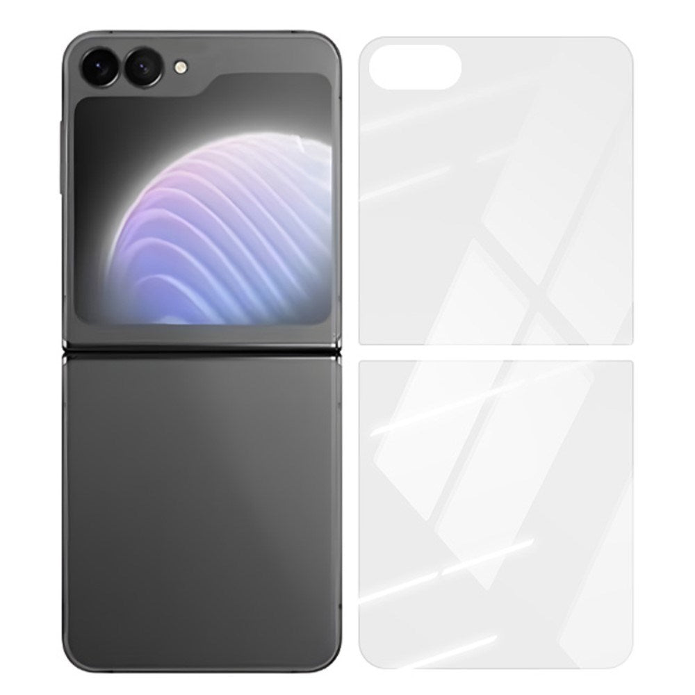 Samsung Galaxy Z Flip7 FE / Flip6 RURIHAI - Herdet Skjermbeskyttelsesglass- Case Friendly - Gjennomsiktig