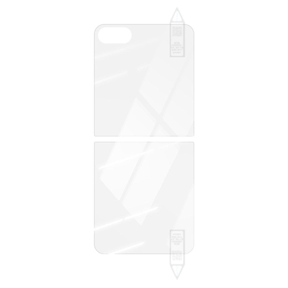 Samsung Galaxy Z Flip7 FE / Flip6 RURIHAI - Herdet Skjermbeskyttelsesglass- Case Friendly - Gjennomsiktig