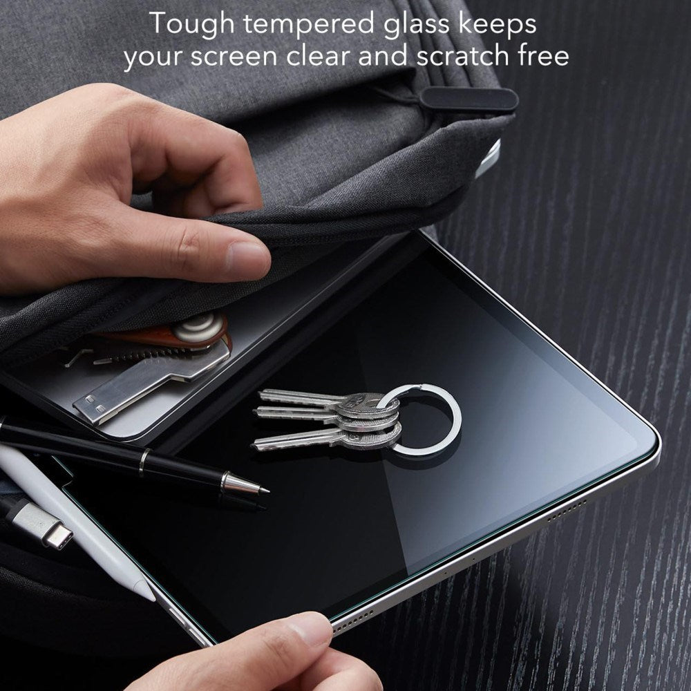 ESR iPad Pro 11" (2025 / 2024) Herdet Skjermbeskytter inkl. Monteringsramme - Full Fit - 2 stk. - Gjennomsiktig