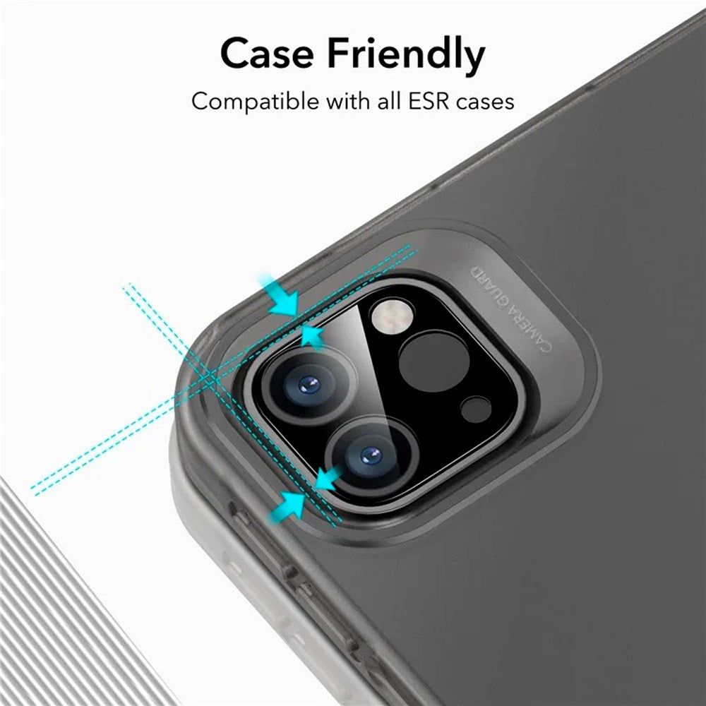 ESR iPad Pro 13" (2025 / 2024) / 12,9" (2022-2020) / 11" (2022-2020) - 2-pakning - Kameralinsebeskytter - Svart