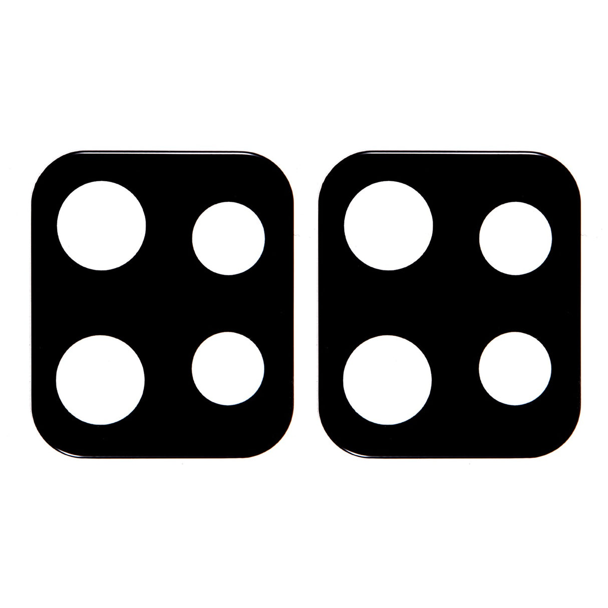 Motorola Edge 50 Neo 5G Herdet Beskyttelsesglass for Kameralinse - 2 stk. - Svart