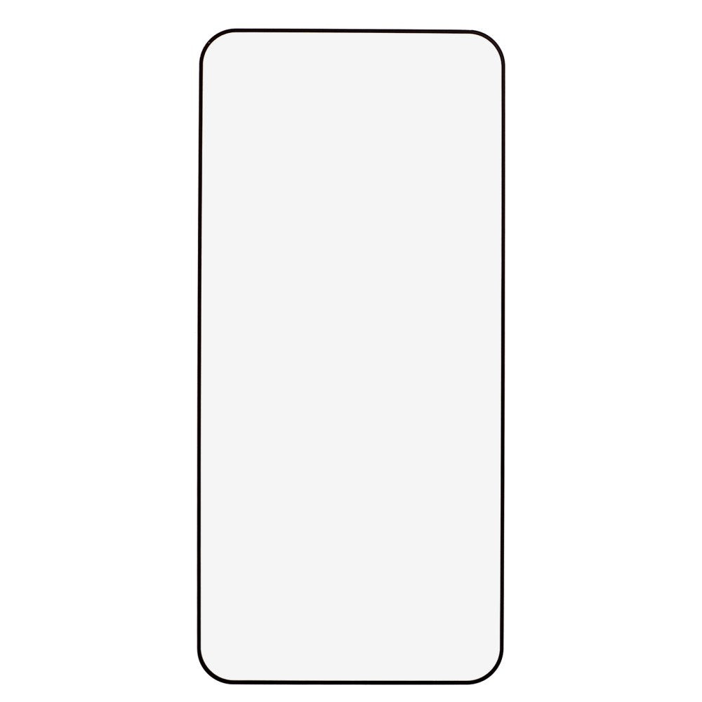 Samsung Galaxy S25 Full Fit Herdet Skjermbeskyttelsesglass - Gjennomsiktig / Svart Kant