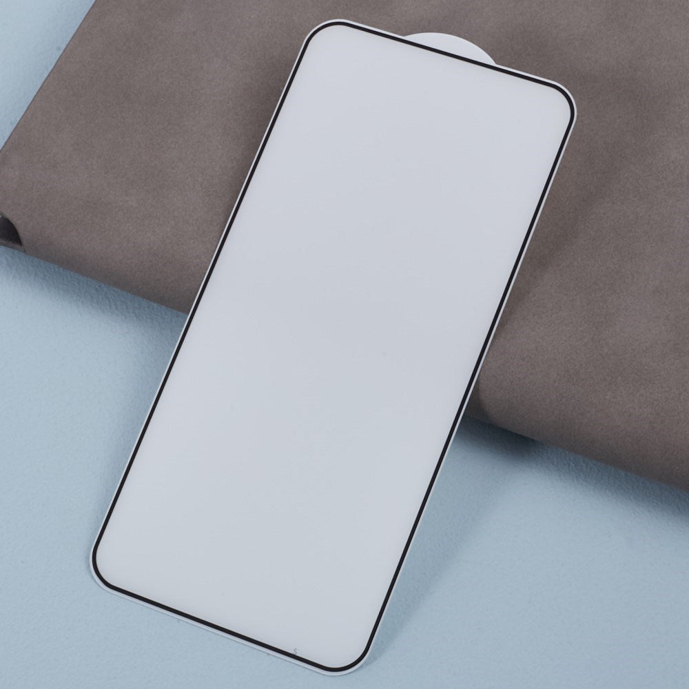 Samsung Galaxy S25 Full Fit Herdet Skjermbeskyttelsesglass - Gjennomsiktig / Svart Kant