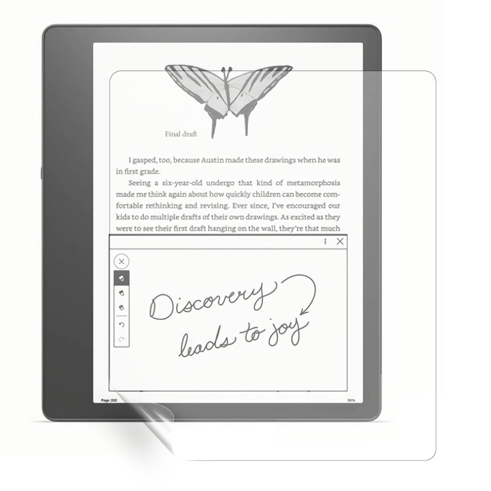 Amazon Kindle Scribe 2024 Full-Fit Skjermbeskyttelsesfilm - Gjennomsiktig