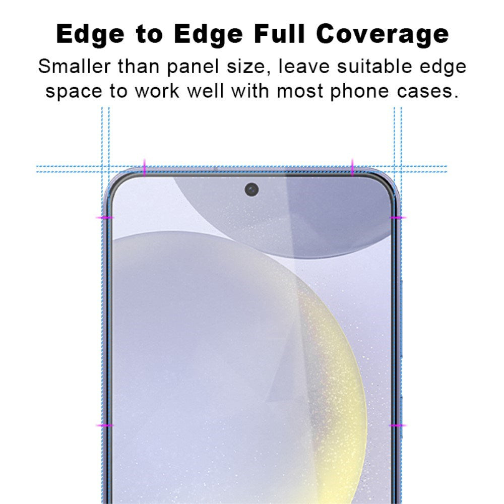 Samsung Galaxy S25 Skjermbeskyttelsesglass - Gjennomsiktig