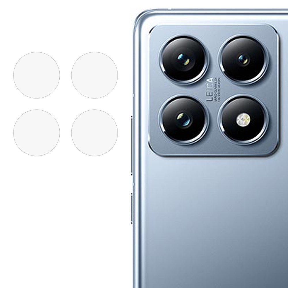 Xiaomi 14T Pro Herdet Kameralinsebeskyttelsesglass - Gjennomsiktig