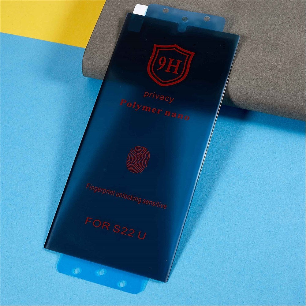 Samsung Galaxy S22 Ultra Skjermbeskytter med Personvernfunksjon - Gjennomsiktig