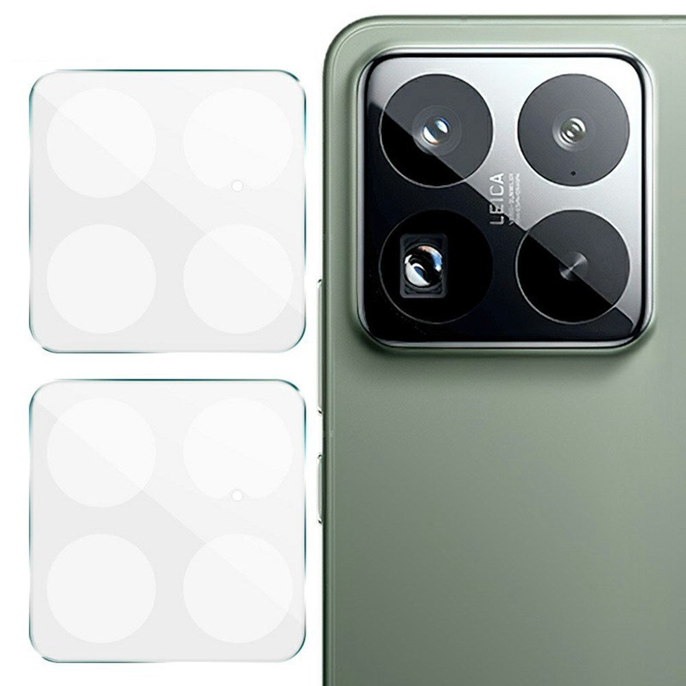 Xiaomi 15 Pro Herdet Kameralinsebeskyttelsesglass - 2 stk - Gjennomsiktig
