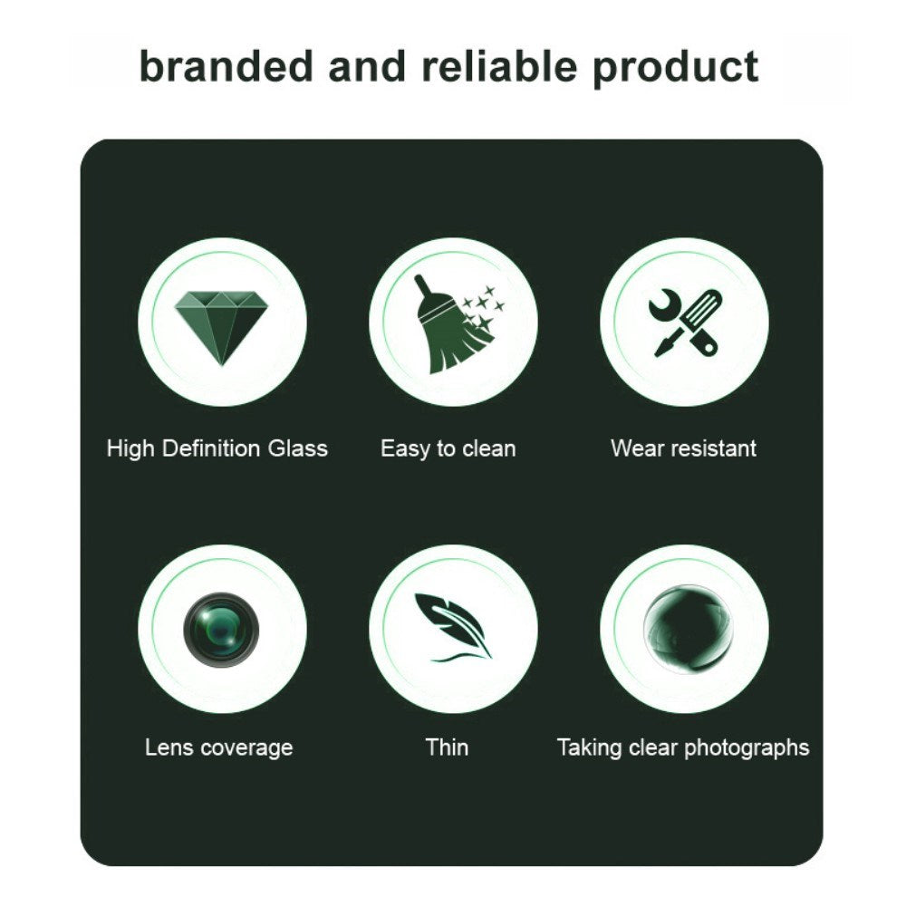 IMAK Samsung Galaxy A26 (5G) Herdet Kameralinsebeskyttelsesglass - Svart