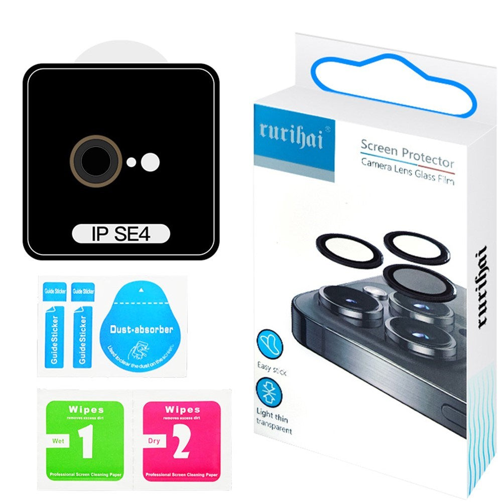 iPhone 16e RURIHAI Kameralinsebeskytter - Gull